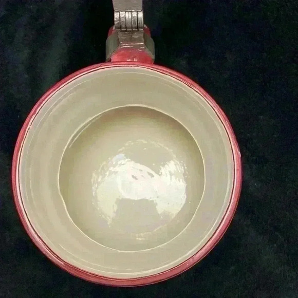 Vintage Germany Ceramic Beer Stein Rustic  
Decor Ceramic Beer Porringer - Picture 9 of 16